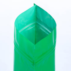 Glossy Round Window Plastic and Mylar Stand Strong® Coffee Valve Bags