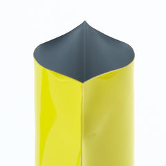 Double-Sided Glossy Tangelo Yellow Aluminum SlickSeal™ Stick Pouches