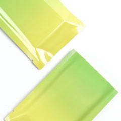 Glossy Double-Sided Ripening Yellow Ombre Gradient Mylar SlickSeal™ Bags