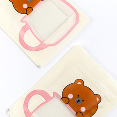 Animal Mug Designed Matte Honey Bear Yellow Stand Strong® Bags