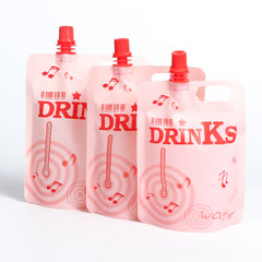 Designed Drink Pouches with Screw Cap Spout