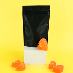 Matte Waxed Black Mylar Stand Strong® Bags