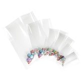 Clear Glass Plastic Vacuum Seal Open Fill Packaging Bags