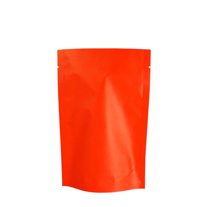QQ Studio® Matte Firetruck Red Mylar Open Top Stand Up Heat Seal SlickSeal™ Bags