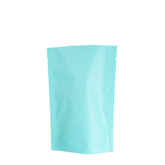 Matte Songbird Blue Mylar Open Top Stand Up Heat Seal SlickSeal™ Bags