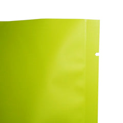 Matte Pistachio Green Mylar Open Top Stand Up Heat Seal SlickSeal™ Bags