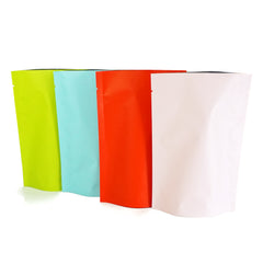 Matte Mylar Open Top Stand Up Heat Seal SlickSeal™ Bags