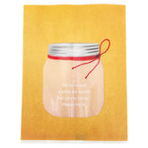 Honey Brown with Clear Window Jar Design Open Top Bags