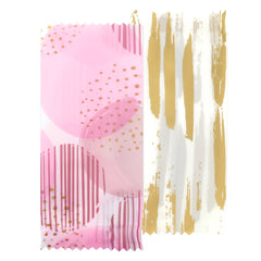 Brushed Paint Design Fin Seal Open Top Bag