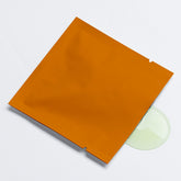 Matte Pumpkin Seed Orange Aluminum Foil Open Fill Bags