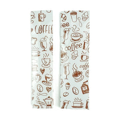 Café White Coffee Designed Foil SlickSeal™ Stick Pouches