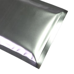 Matte Nickel Silver Metallized Mylar Foil Flat QuickQlick® Bags