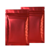 Matte Cardinal Red Metallized Mylar Foil Flat QuickQlick® Bags