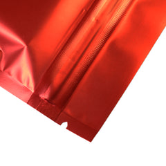 Matte Cardinal Red Metallized Mylar Foil Flat QuickQlick® Bags