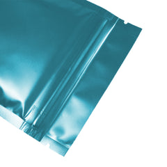 Matte Shock Blue Metallized Mylar Foil Flat QuickQlick® Bags