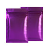 Matte Purple Plum Metallized Mylar Foil Flat QuickQlick® Bags - Plum Purple