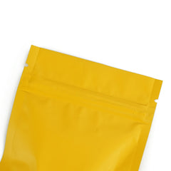 Matte Toasted Orange Flat QuickQlick® Zipper Seal Pouches