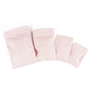 Matte Primrose Pink Flat QuickQlick® Zipper Seal Pouches - Primrose Pink