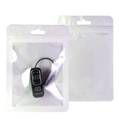 Half Pearl White QuickQlick® Bags with Rounded Corners and Butterfly Hang Hole