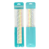 Glossy Turquoise Green QuickQlick® Bags with Butterfly Hang Hole