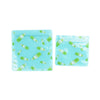 Clear Window Zipper Seal Bags with Multi-Icon Design - Pear Pop Blue