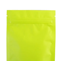 Matte Pistachio Green Metalized Foil Stand Strong® Packaging Bags With Zipper Seal