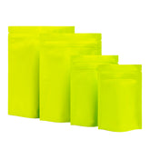 Matte Pistachio Green Metalized Foil Stand Strong® Packaging Bags With Zipper Seal