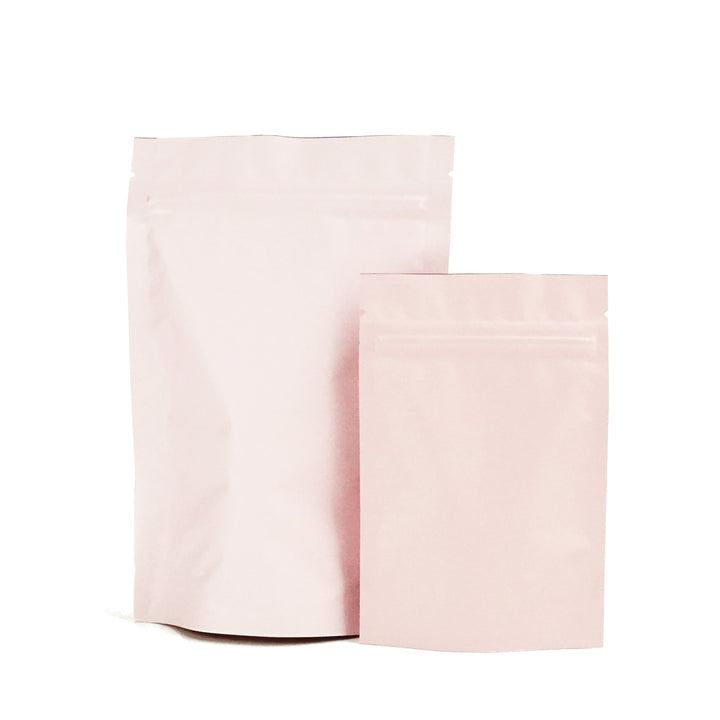QQ Studio® Matte Perfect Pink Mylar Stand Strong™ Bags
