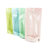 Pastel Tall Stand Strong® Zipper Seal Bags with Round Hang-Hole
