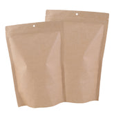 Krafty Brown with Inner Metallic Foil Stand Strong® Bags with Hang Hole