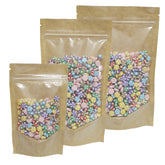 Glossy Clear Half Krafty Brown Stand Strong® Bags