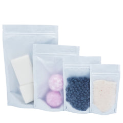 Matte Half Ice White Translucent Plastic Stand Strong® Bags