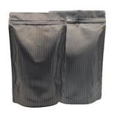Double-Sided Pinstripe Black Mylar Stand Strong® Bags