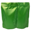 Double-Sided Stripe Design Mylar Stand Strong® Bags - Baseball Green