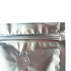 New Kettle Silver Foil Coffee Valve Stand Strong® Pouches with Zipper Seal
