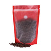 Coffee Valve Stand Strong® Packaging Bags with Zipper Seal - Roasted Red