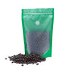 Caffeinated Green Coffee Valve Stand Strong® Packaging Bags with Zipper Seal - Caffeinated Green