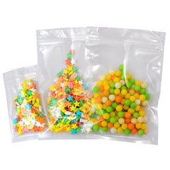 Glossy Quartz Clear Plastic Flat QuickQlick® Bags