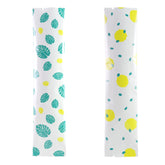 Glossy Leaf Design Metallized Open Top Stick Bag