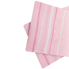 Glossy Rosé Pink Aluminum Bottle Shape Open Bottom Bags