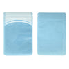 Glossy Soft Baby Blue Plastic QuickQlick® Bags with Hang Hole - Soft Baby Blue