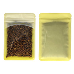 Glossy Yellow Horizon Design Plastic QuickQlick® Bags with Hang Hole