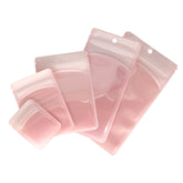 Glossy Sky Pink Plastic QuickQlick® Bags with Hang Hole