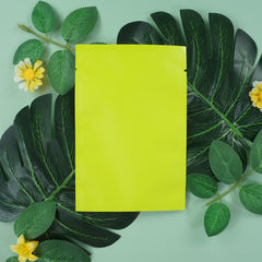 Garden Salad Green Matte Plastic SlickSeal™ Bags with Frosted Window