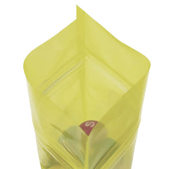 Glossy Transparent Plastic Flat Zipper Seal Bags