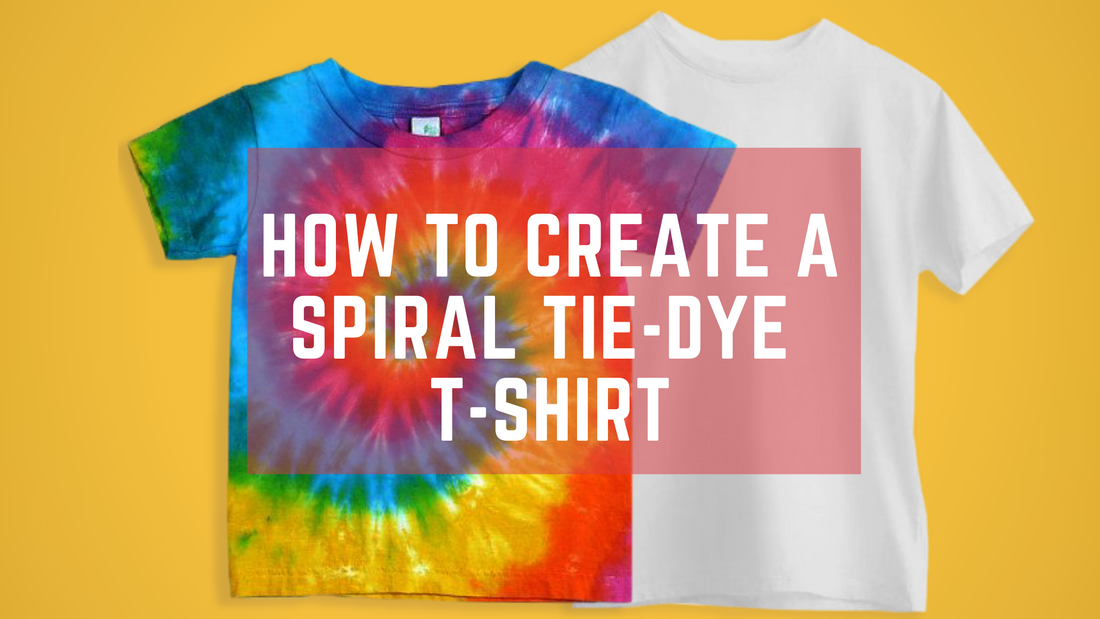 How to Make a Spiral Tie-Dye T-Shirt in 5 Easy Steps