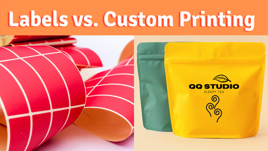 Labels vs. Custom Printed Packaging, A List of Pros and Cons