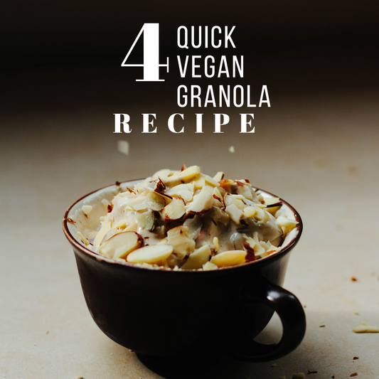 Quick 4-Ingredient Vegan Granola Recipe