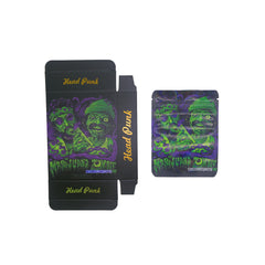 Half Diamond Zombies Smell Proof Metallized Foil Stand Strong® Bags with Matching Box