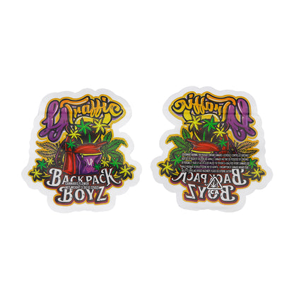 Flat Zipper Seal Bags – LA Traffic Die Cut Smell Proof Mylar Foil